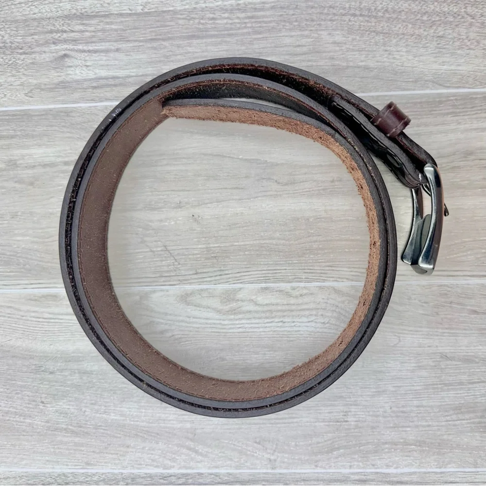 Australian Tooled Leather Belt Kangaroos Boomerangs Size 36 | Made in Australia